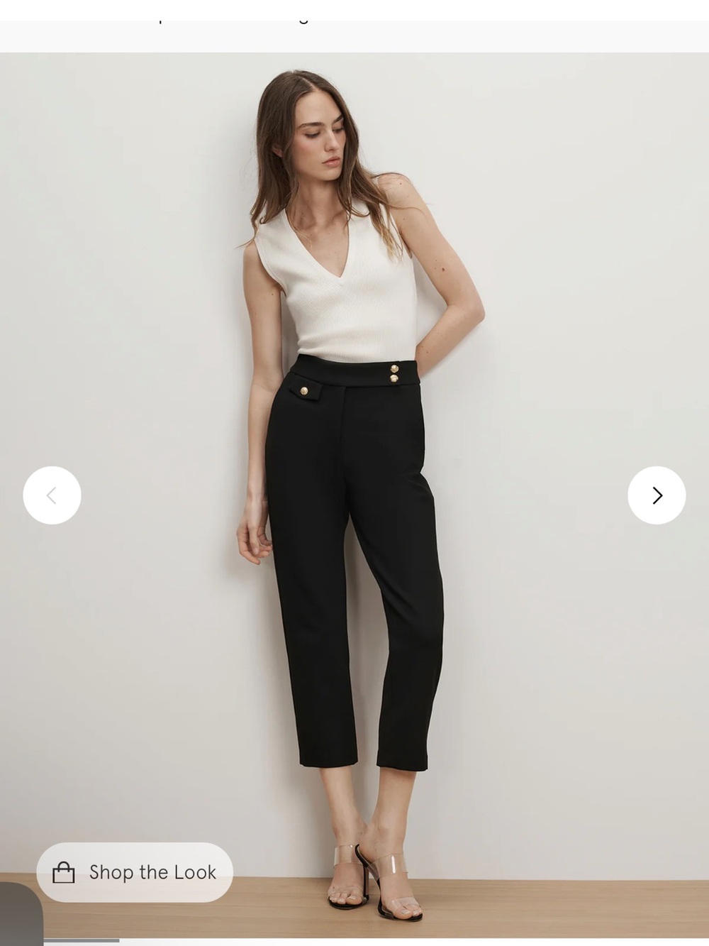 Renzo Veronica Beard Black Tailored Dress Pants with Contrast Piping